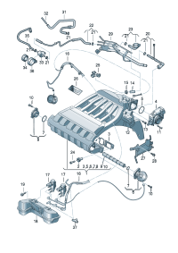 022133062AA-Joint, throttle (Heated coolant)  F  8N-5-007 500 *