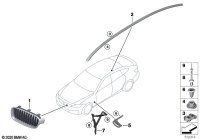 51139491772-GRILL FRT RH X5
