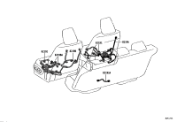 8219211080-WIRE, FR SEAT, LH
