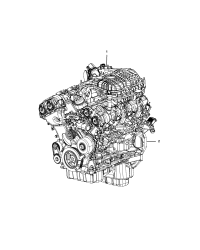 68264741AA-ENGINE LONG BLOCK SEE IMPORTANT MOPAR NOTE