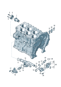03H121145-Flange F  4L-7-067 000 *