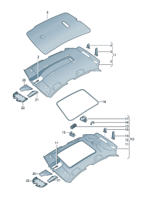 8U0867505C-Molding a roof