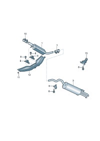 180253609AN-Muffler assy-rr For individual parts, please see:  D-02.03.2015 -18.04.2016