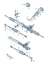 423422052D-Strut assy Tie rod end strut  D-24.06.2013