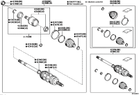 423400R060-SHAFT ASSY, RR DRIVE