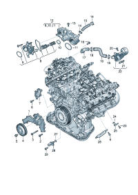 059121016G-W/belt-o Water pump