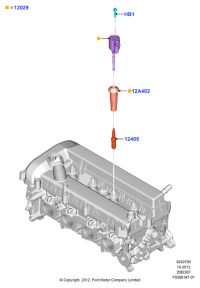 9E5Z12029A-Coil assy-ignition, MKZ