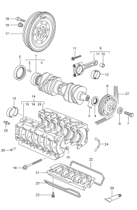 99610120904-BEARING, CRANKSHAFT