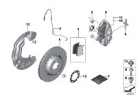 34112284969-BRAKE PAD SET/F20/F30