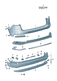 89G807511-COVER ASSY, PLASTIC