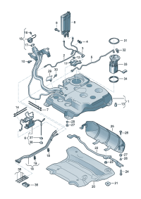 3QD201055B-FUEL TANK COMPL