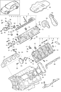95810437700-Washer Match only: Bolt kit   958.104.181.00
