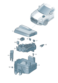 5WD937125D-Box, electric Central electric unit
