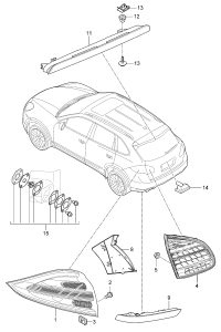 95863106110-Taillight No longer use parts here