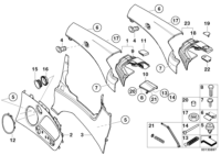 51717022377-Deflector assy-frt lh