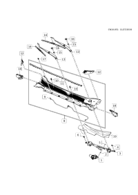 84510102-Seal, hood outer inlet, rear