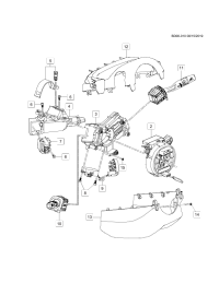 13396093-Bracket, turn signal lamp switch