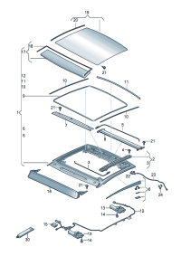 4K8877049-Mechanism, sliding-valgus Bezel
