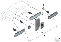 63130304320-Clearance lamp fr rh