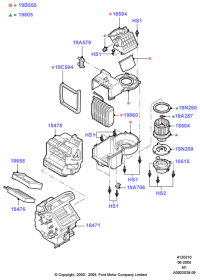 YL8Z19805DA-BLOWER ASSY