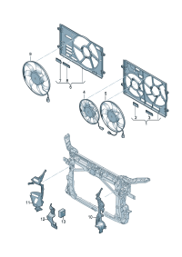 8S0121283-PORSCHE CAYENNEAIR DUCT CENTRE