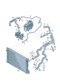 8WD122055A-WATER HOSE