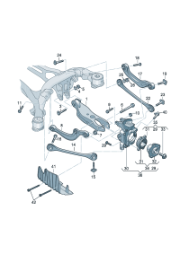 4M0505397R-Track control arm frt rh (Steel model)  D-19.06.2017 -21.10.2019