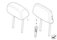 52207256587-Headrest leather