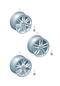 4G0601025CD-Wheel rim-aluminium alloy  Colour code: