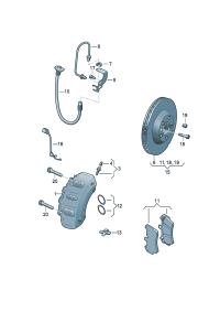 7P6615423D-Caliper mtg, w/o u200c pad D  -30.11.2015