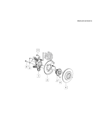 84619146-Knuckle, r. rr. suspension
