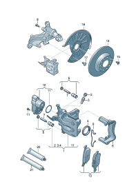 5WD615405A-Housing assy-caliper