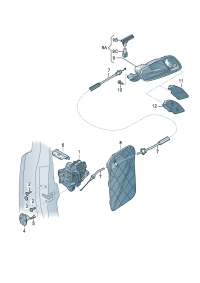 8J0837019BH77-Mechanism, incar