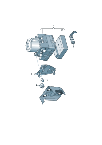 7P0614517P-ABS unit