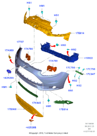 CM5117E778AD-REINF ASSY-RAD CORE UPR
