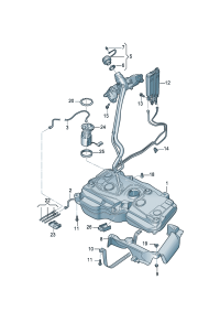 5QJ201060D-FUEL TANK COMPL