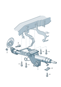 4B0419502B-COLUMN ASSY