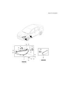 90926844-Headlamp, (incl 2-7)