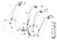 72117245603-S/belt assy-rr, rh