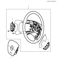 42354721-Air bag of steering wheel