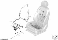 61125A557D4-Wiring set-seat rh