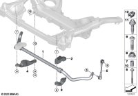31356898746-STABILIZER FRONT WITH RUBBER313530