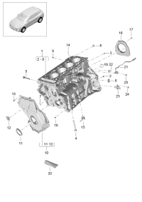 95810301100-Case crank * Will not supply parts *