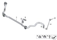 31356854141-STABILIZER FRONT WITH RUBBER313530