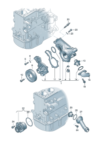 026121005L-Case, w/pump pulley