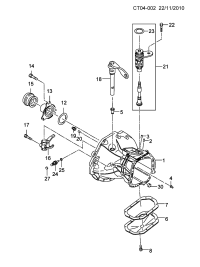 5494268-Bush, 5th gear shift shaft