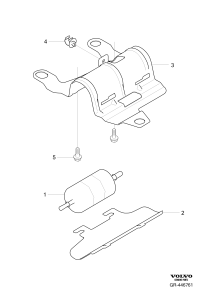 31355911-FUEL INLINE FILTER-VOLVO(S40)