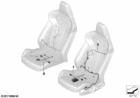 61125A38936-Wiring set-seat lh