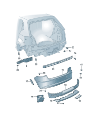 6R6807441-Cover For use with parking assist Vehicle type