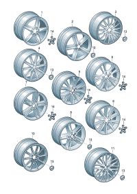 8KD601025G-Wheel rim-aluminium alloy  Colour code:
